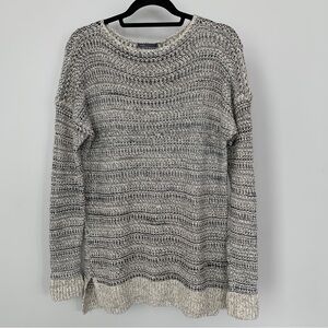 Vince. Cream & Gray Sweater Size S‎
